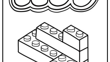 Lego coloring pages