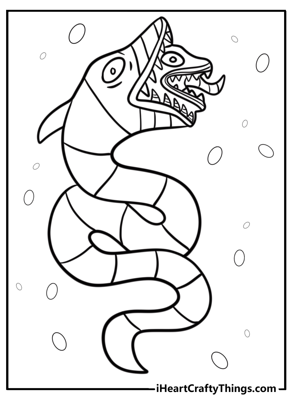 Sandworms slithering in the netherworld free beetlejuice coloring page