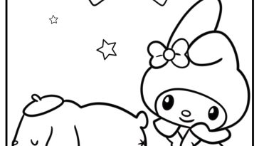 Sanrio coloring pages