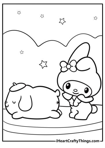 Sanrio coloring pages