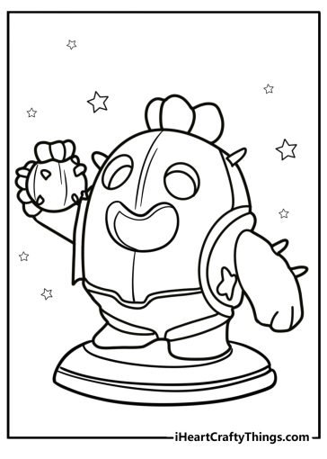 Brawl stars coloring pages