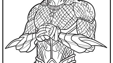 Aquaman coloring pages