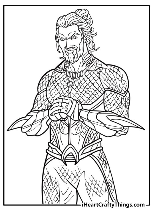 Aquaman Coloring Pages