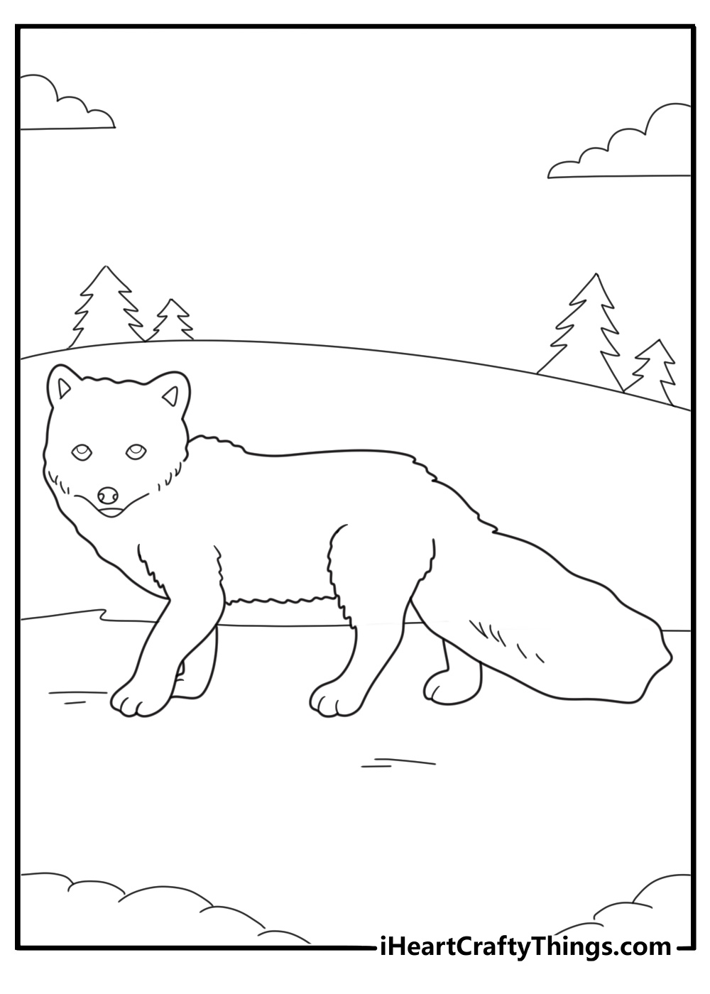 42 Free Fox Coloring Pages Easy & Printables For Kids