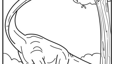 Brachiosaurus coloring pages