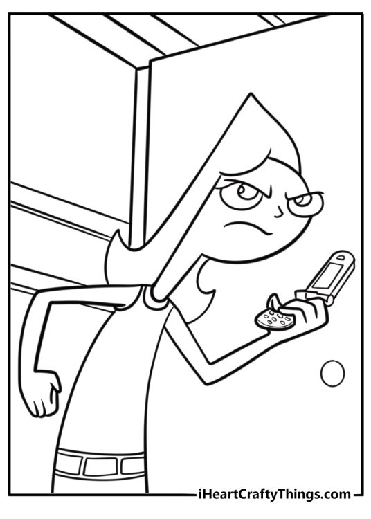 25 Free Phineas And Ferb Coloring Pages For Kids