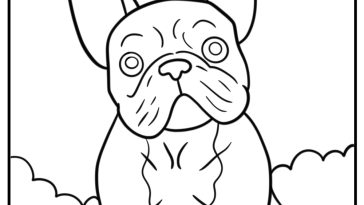 French bulldog coloring pages