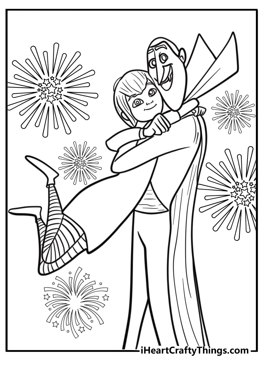 Hotel transylvania coloring pages