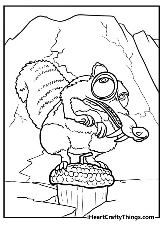 Ice Age Coloring Pages