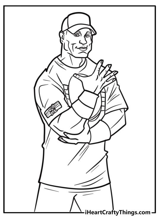 John Cena Coloring Pages