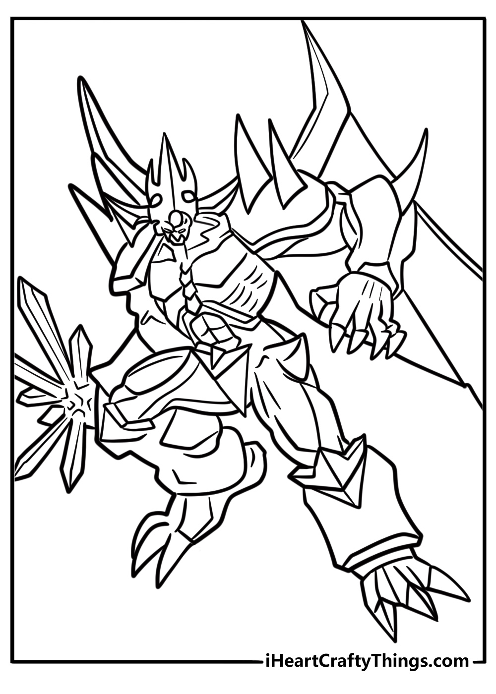 Obelisk the tormentor ready to attack free coloring page pdf