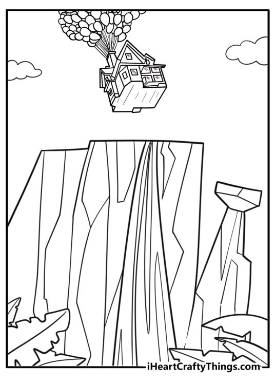 Paradise falls with carl