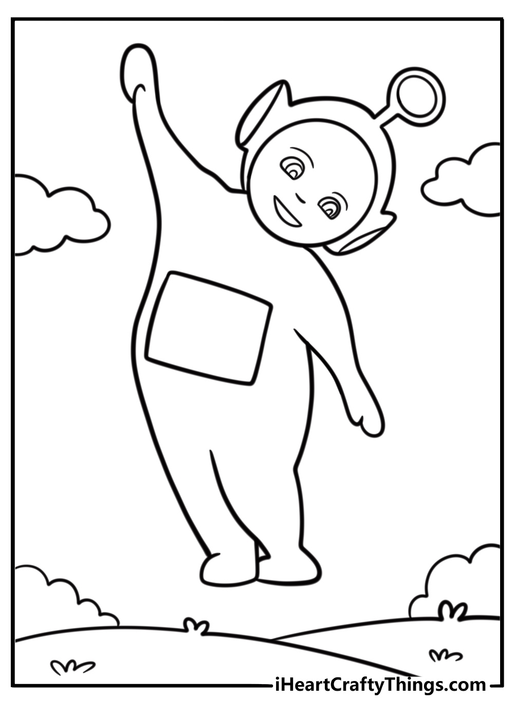 Po jumping with joy free coloring page pdf