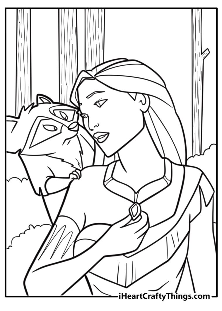 25 Free Pocahontas Coloring Pages For Kids