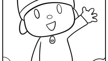 Pocoyo coloring pages