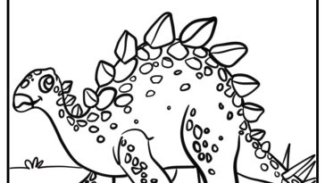 Stegosaurus coloring pages