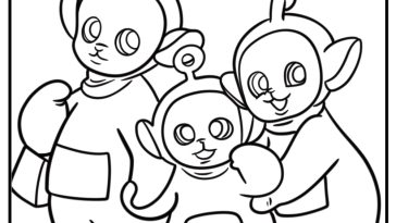 Teletubbies coloring pages