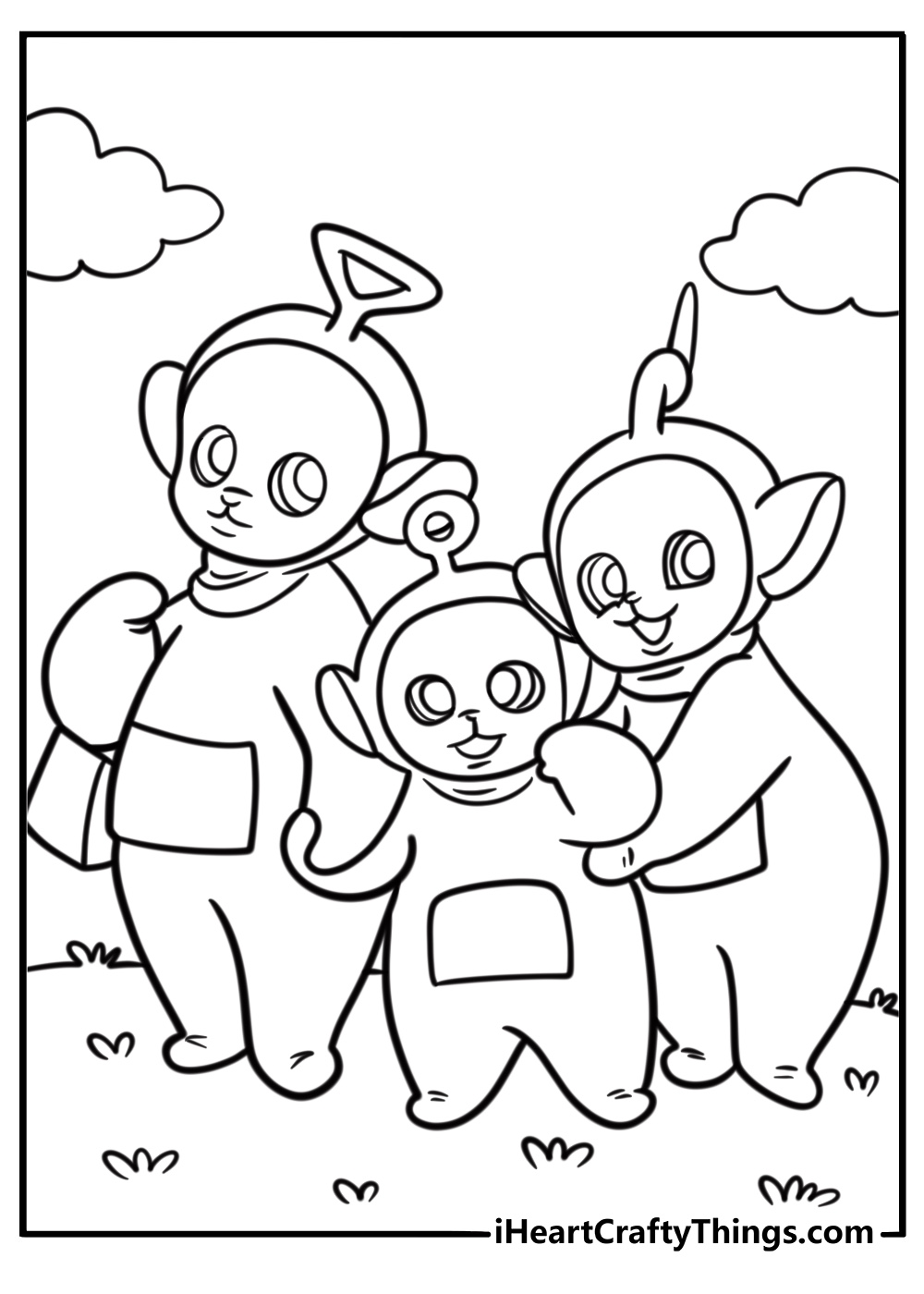 Teletubbies coloring pages