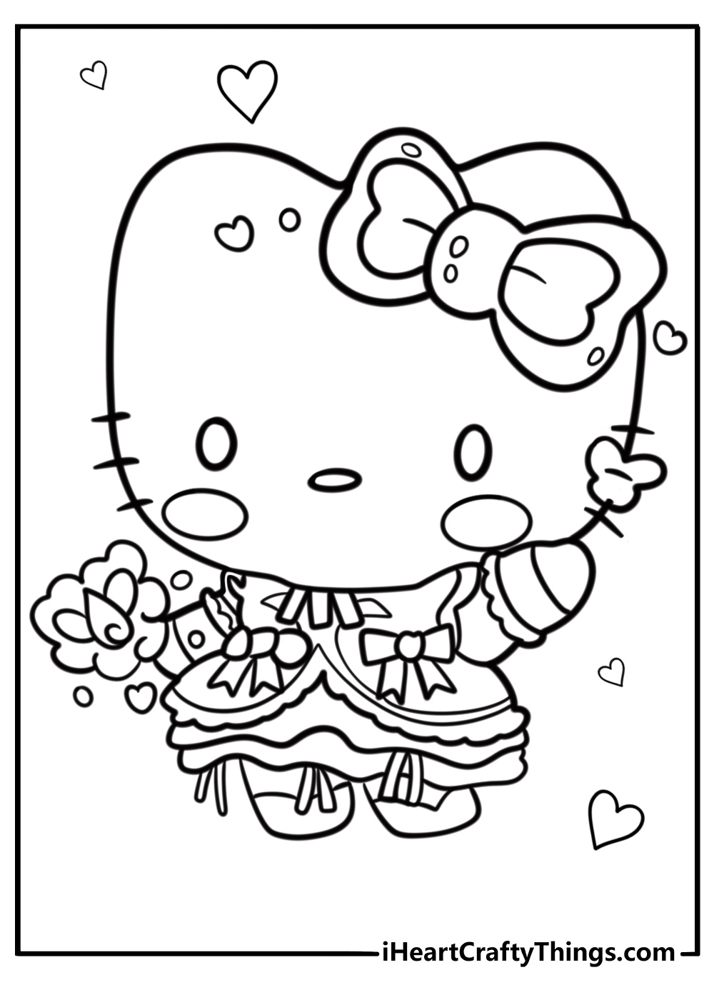 Free Hello Kitty Coloring pages