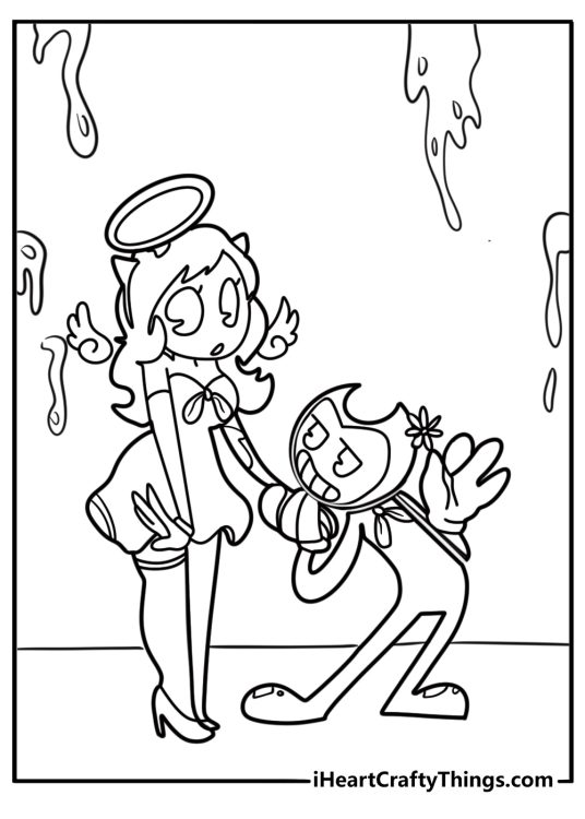 Bendy And The Ink Machine Coloring Pages