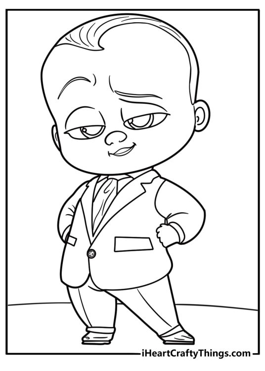 Boss Baby Coloring Pages