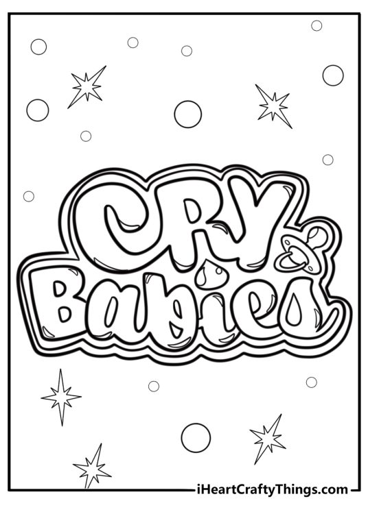 Cry Babies Coloring Pages