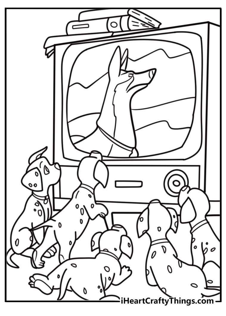 30 Free 101 Dalmatians Coloring Pages For Kids