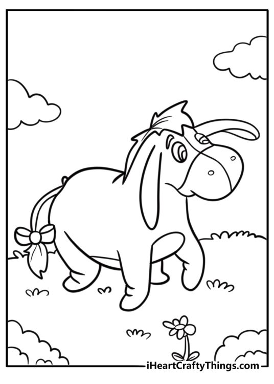 Eeyore Coloring Pages