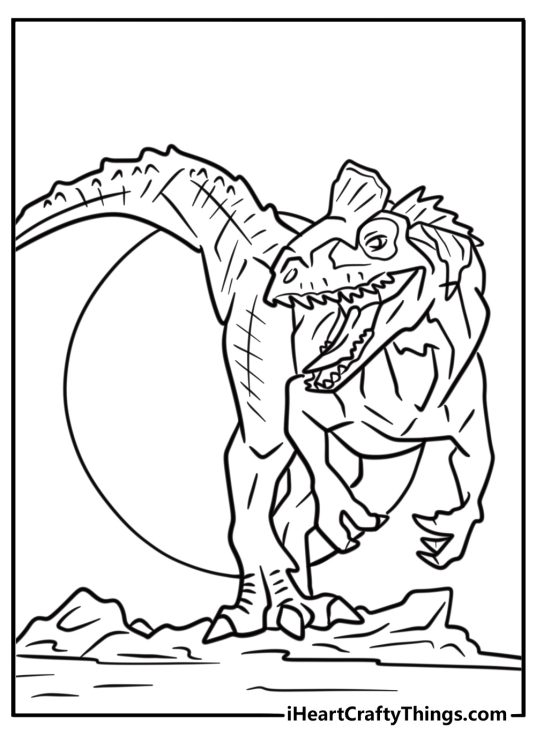 Indominus Rex Coloring Pages