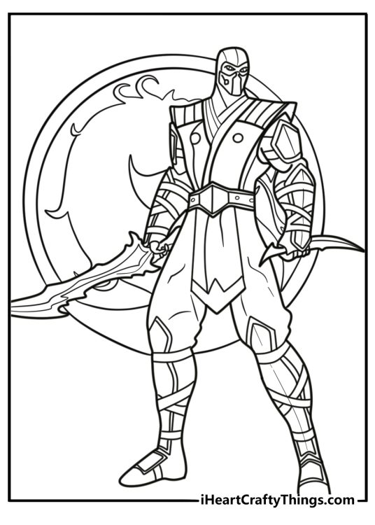 Mortal Kombat coloring pages