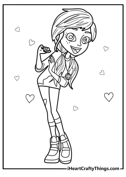 Polly Pocket Coloring Pages