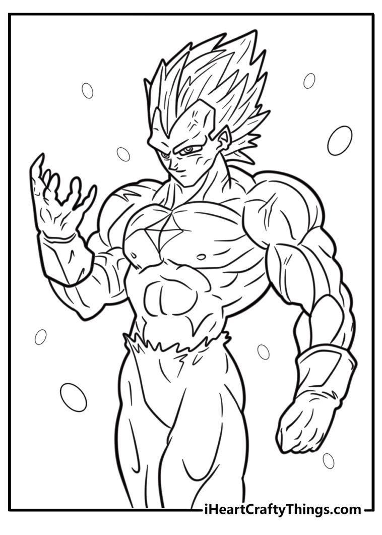 25 Free Vegeta Coloring Pages For Kids