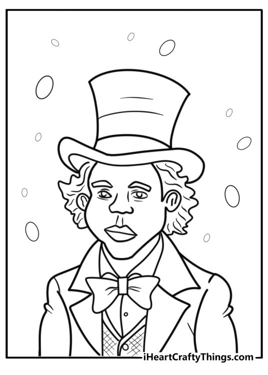 Willy Wonka Coloring Pages