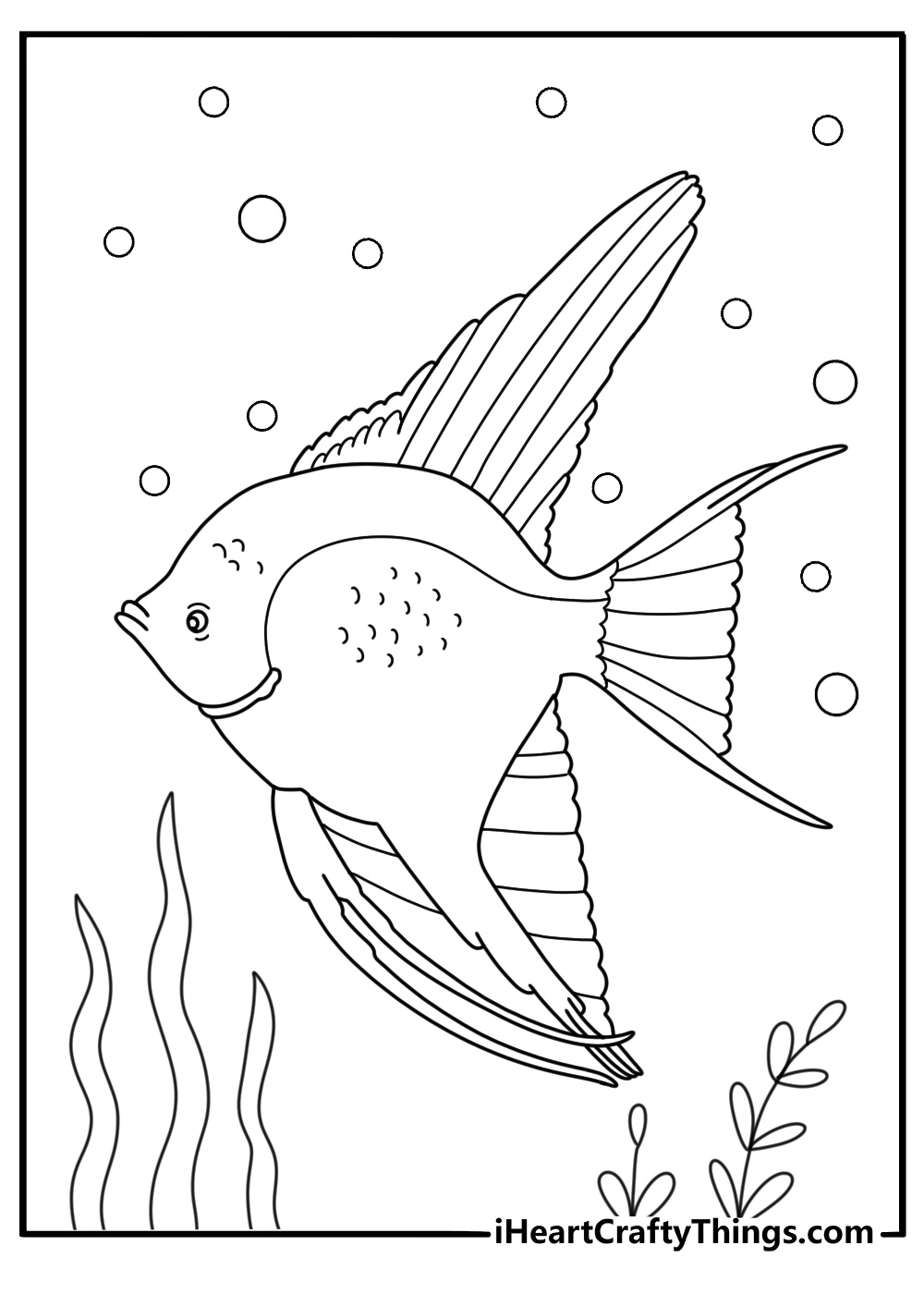 30 Free Angelfish Coloring Pages For Kids