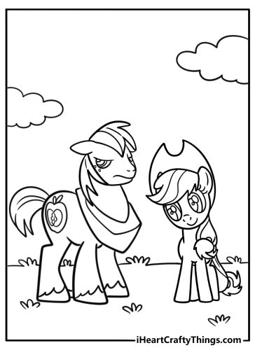 Applejack coloring pages
