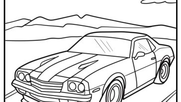 Chevrolet coloring pages