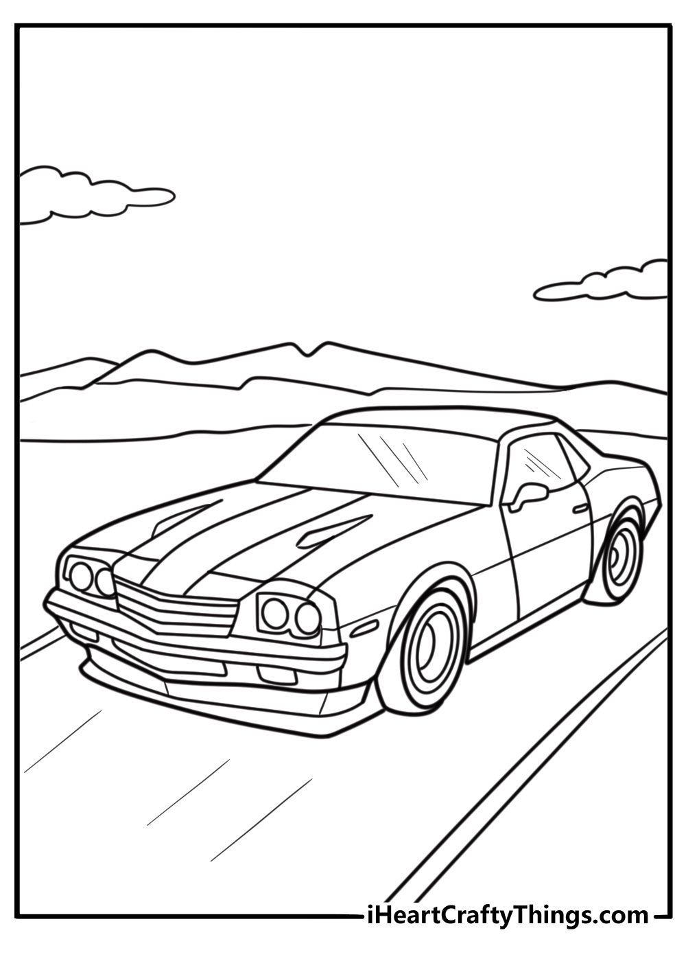Chevrolet coloring pages