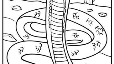 Cobra coloring pages
