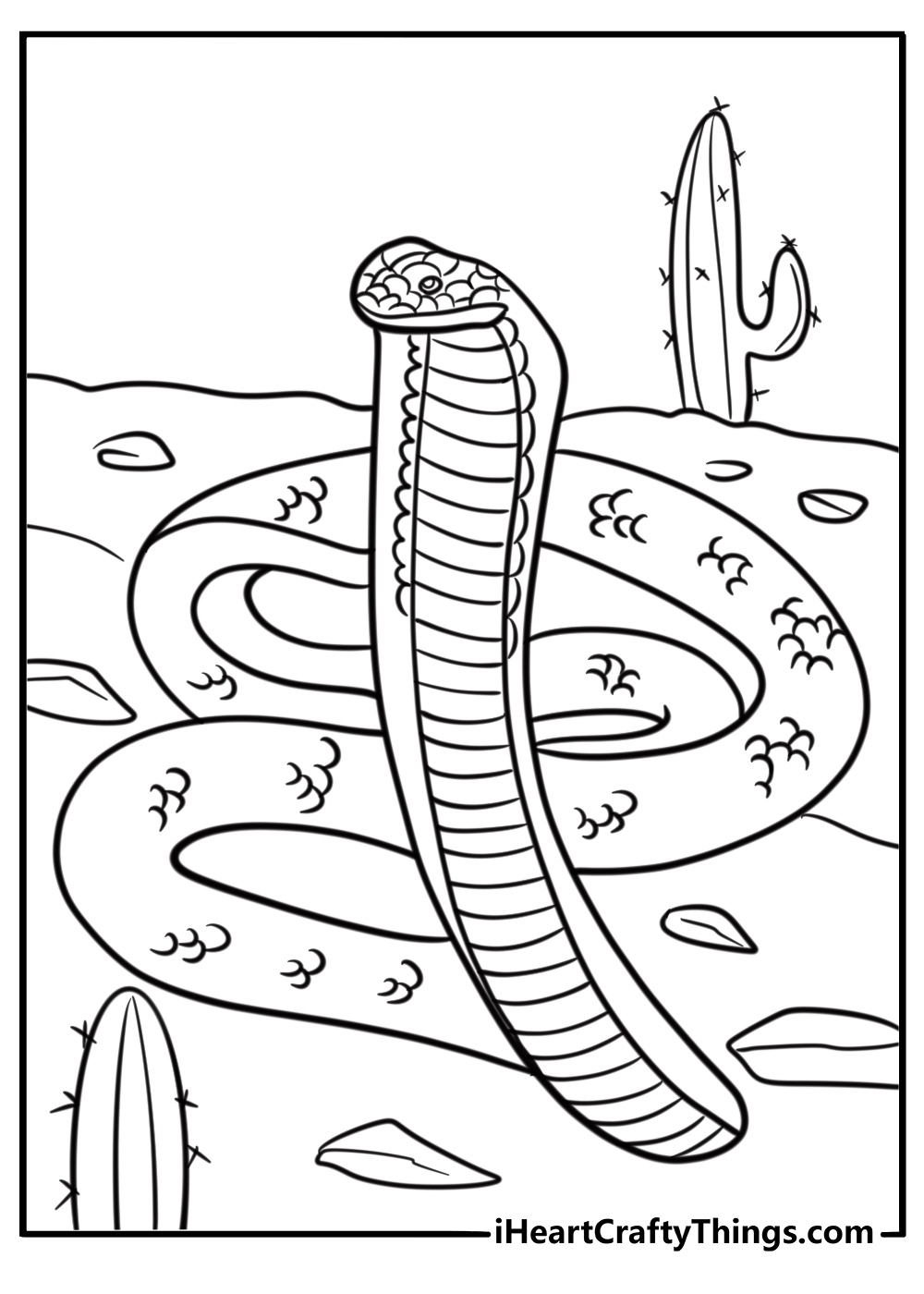 Cobra coloring pages