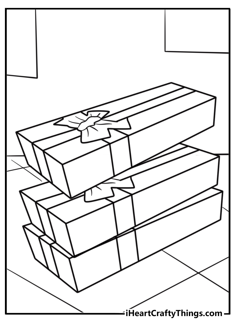 Coffinwith pink ribbon from Squid Game free coloring page