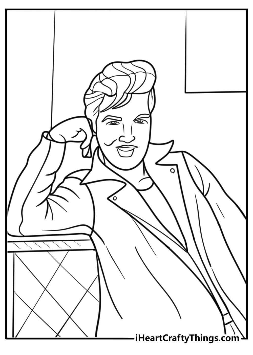 Elvis coloring pages