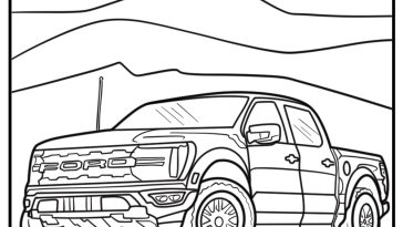 Ford coloring pages