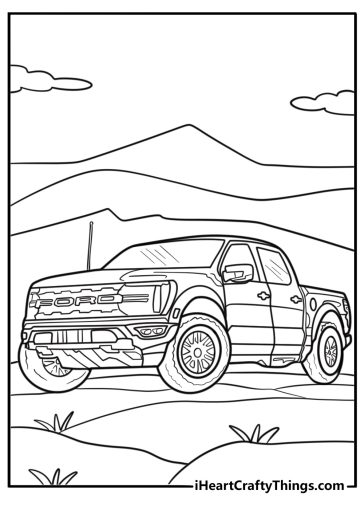 Ford coloring pages