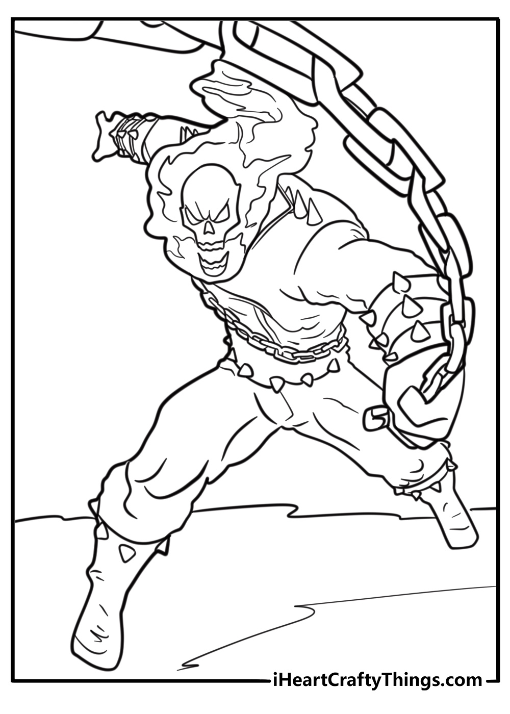 Ghost Rider coloring pages