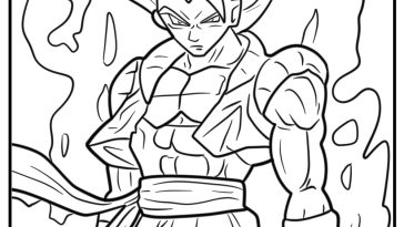 Gogeta coloring pages