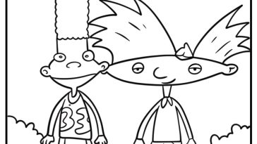 Hey Arnold coloring pages