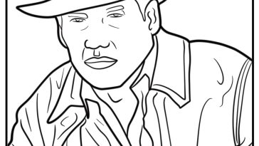 Indiana jones coloring pages