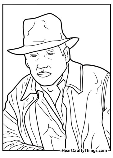 Indiana jones coloring pages