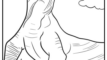 Komodo dragon coloring pages