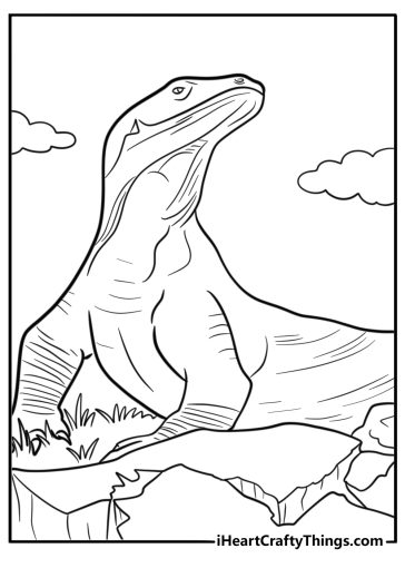 Komodo dragon coloring pages